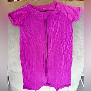 Little Sleepies Purple Shorty Zippy